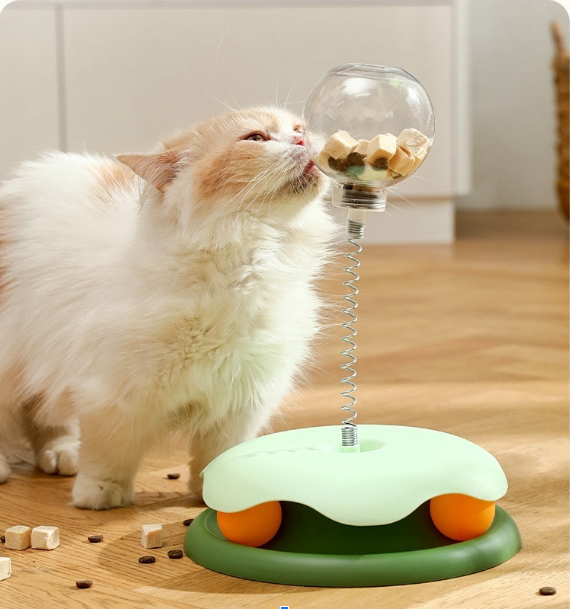 Interactive ball for cats