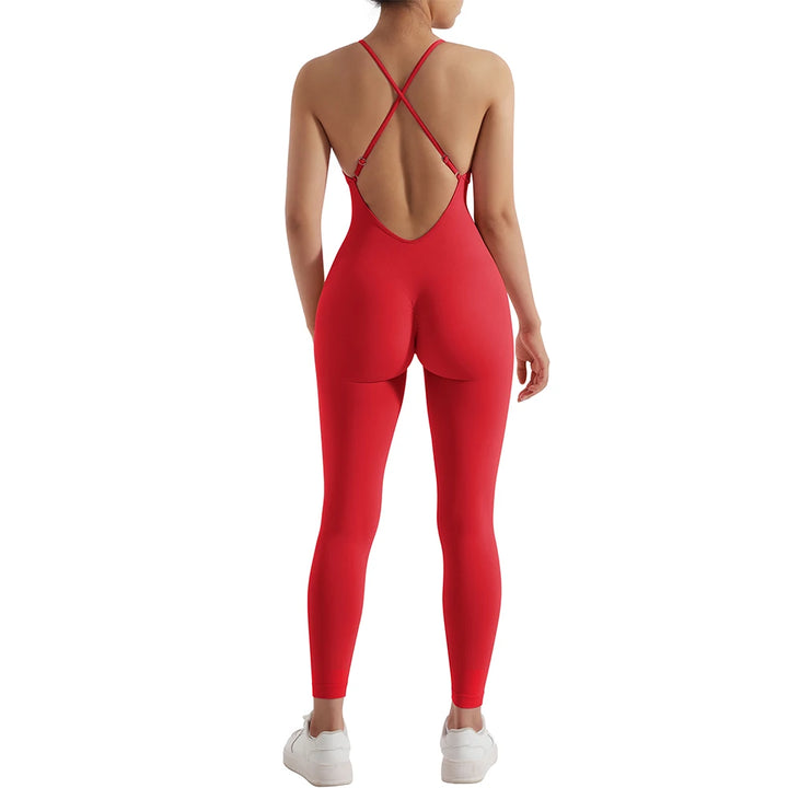 Women's Streetwear Nylon-Spandex Jumpsuit