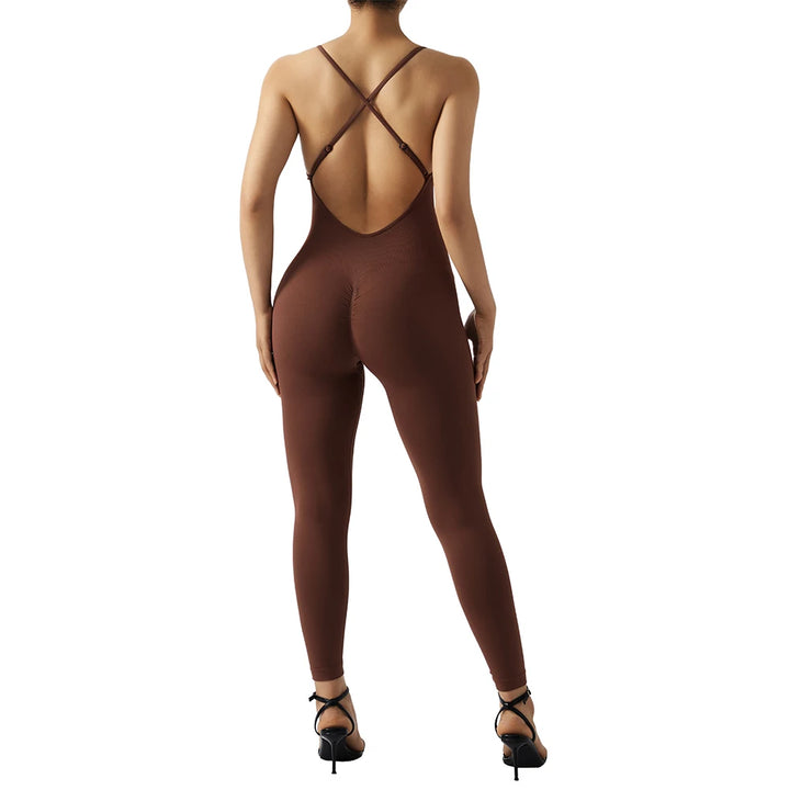 Women's Streetwear Nylon-Spandex Jumpsuit